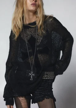 Widow Tops|Plus*Coveted Acts Knit Sweater