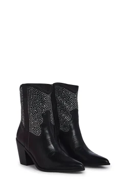 BOY x_BERNESS Boots|Cowboy Boots*Cowgirl Ways Western Boots - Black