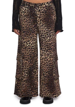 dELiA*s by Dolls Kill Bottoms|Pants*Cross You Out Wide Leg Cargo Pants