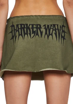 DARKER WAVS Bottoms|Skirts*Crossfade Washed Tennis Skirt