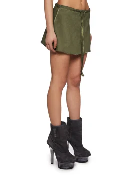DARKER WAVS Bottoms|Skirts*Crossfade Washed Tennis Skirt