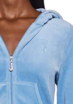 JUICY COUTURE Sweatshirts & Hoodies*Crown Heritage Cotton Velour Hoodie