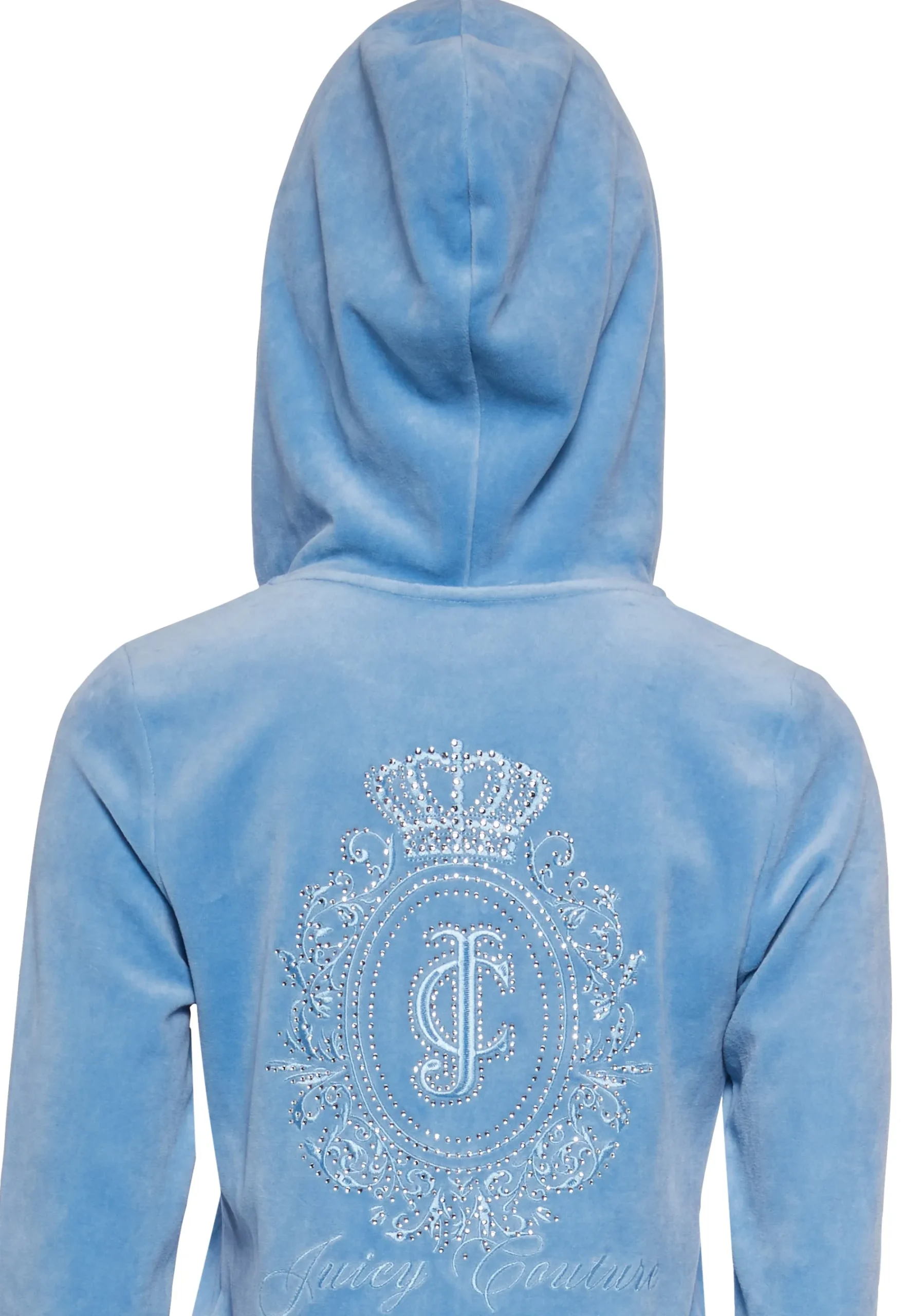 JUICY COUTURE Sweatshirts & Hoodies*Crown Heritage Cotton Velour Hoodie