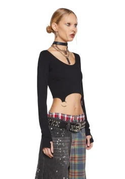 Current Mood Tops*Cruel Intentions O-Ring Crop Top