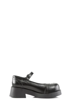 Demonia Flats|Mary Janes*Crux Mary Janes