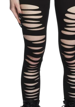Widow Bottoms|Plus*Crypt Creeper Shredded Leggings