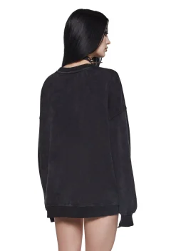 Widow Outerwear|Sweatshirts & Hoodies*Cryptic Messages Oversized Sweatshirt