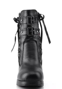Demonia Boots*Crypto-51 Corset Ankle Boots