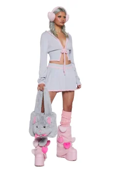 Sugar Thrillz Matching Sets|Plus*Crystal Quiet Skirt Set