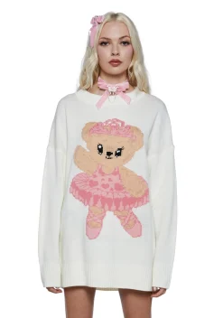 Sugar Thrillz Tops*Cuddle Buddy Knit Sweater