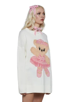 Sugar Thrillz Tops*Cuddle Buddy Knit Sweater