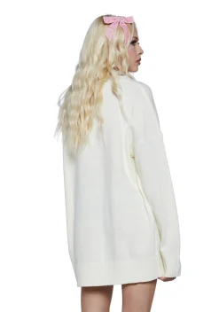 Sugar Thrillz Tops*Cuddle Buddy Knit Sweater