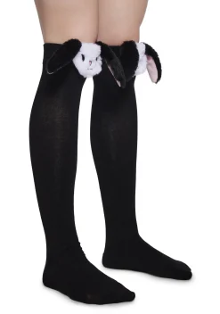 Widow Socks & Tights*Cuddly Cottontail Knee High Socks