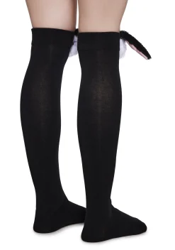 Widow Socks & Tights*Cuddly Cottontail Knee High Socks