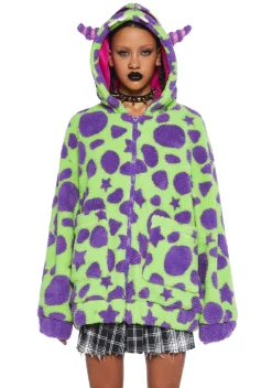 Trickz N' Treatz Outerwear|Sweatshirts & Hoodies*Cuddly Monster Hooded Sherpa Jacket
