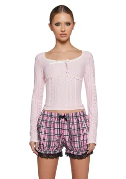 Sugar Thrillz Tops|Plus*Curious Minds Long Sleeve Top