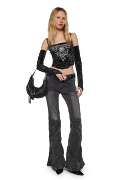 Widow Corsets|Tops*Cursed Dreams Corset Top And Gloves Set
