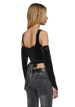 Widow Corsets|Tops*Cursed Dreams Corset Top And Gloves Set