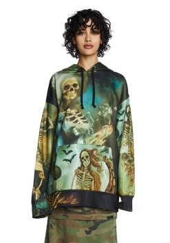 Trickz N' Treatz Outerwear|Sweatshirts & Hoodies*Cursed Image Oversized Hoodie