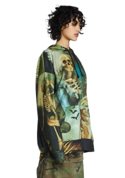 Trickz N' Treatz Outerwear|Sweatshirts & Hoodies*Cursed Image Oversized Hoodie