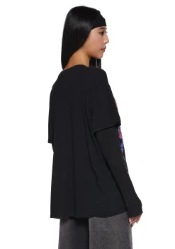 Dolls Kill x NARUTO SHIPPUDEN Tops*Cursed Legacy Long Sleeve Tee
