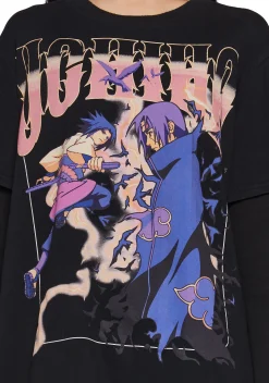 Dolls Kill x NARUTO SHIPPUDEN Tops*Cursed Legacy Long Sleeve Tee