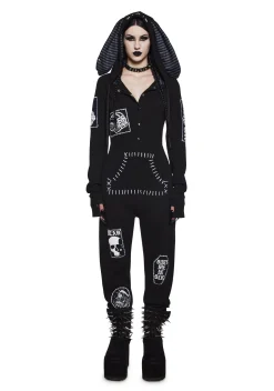 The Grave Girls Plus*Cursed Ways Thermal Onesie