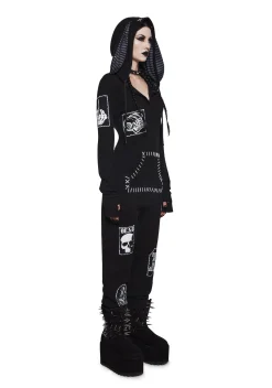 The Grave Girls Plus*Cursed Ways Thermal Onesie
