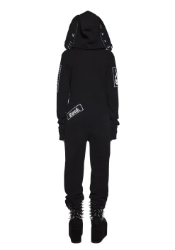 The Grave Girls Plus*Cursed Ways Thermal Onesie