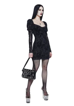 Widow Dresses|Mini Dresses*Cut Class Mesh Mini Dress