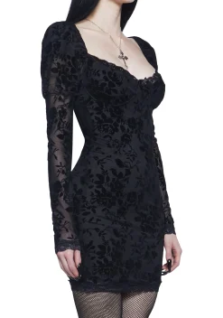 Widow Dresses|Mini Dresses*Cut Class Mesh Mini Dress