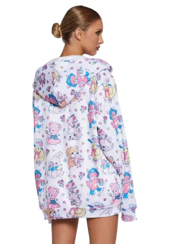 Sugar Thrillz Outerwear|Sweatshirts & Hoodies*Cute Critters Hoodie - White