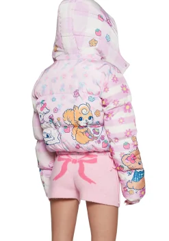 Sugar Thrillz Outerwear|Plus*Cute Critters Puffer Jacket