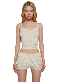 Sugar Thrillz Lingerie|Plus*Cutie Bloom Lounge Set