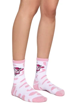 x_Dolls Kill Socks & Tights*Cutie Cow Socks
