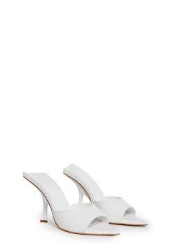 Current Mood Heels*Cutie Escape Peep Toe Heels - White