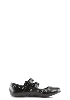 Demonia Flats|Mary Janes*Daisy-03 Ballet Flats