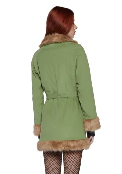 dELiA*s by Dolls Kill Outerwear*Daisy Dear Sherpa Coat
