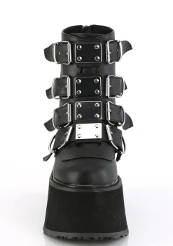 Demonia Boots|Platforms*Damned-105 Buckle Boots