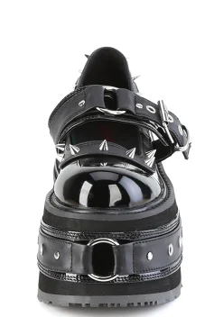Demonia Platforms|Mary Janes*Damned-20 Platform Mary Janes