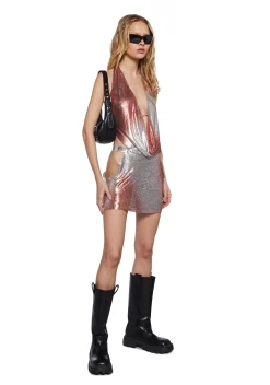 Club Exx Dresses|Plus*Dance Heat Chainmail Dress