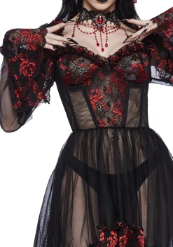 Widow Dresses*Dance With Death High-Low Dress