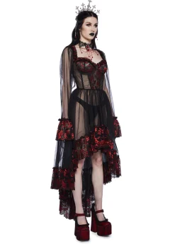 Widow Dresses*Dance With Death High-Low Dress