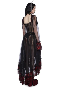Widow Dresses*Dance With Death High-Low Dress