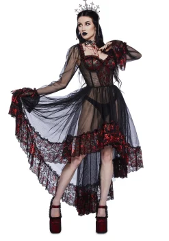 Widow Dresses*Dance With Death High-Low Dress