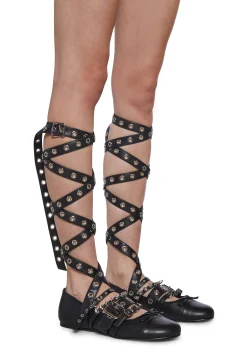 Sugar Thrillz Flats*Dancing Life Wrap Ballet Flats