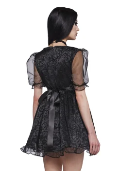 Widow Dresses*Dark Bidding Babydoll Dress