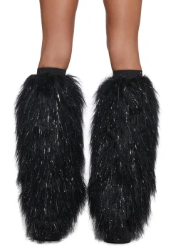 x_Leg Avenue Socks & Tights*Dark Desert Stomper Furry Leg Warmers