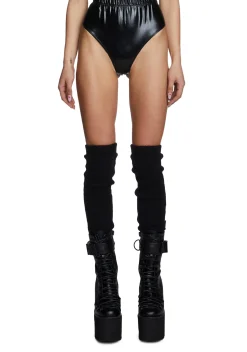 Club Exx Bottoms*Dark Euphoric Element Metallic Bottoms