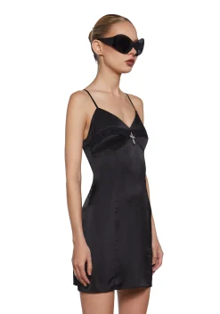 Current Mood Dresses*Dark N Dainty Mini Slip Dress
